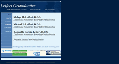 Desktop Screenshot of leifertorthodontics.com